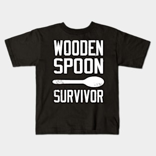 WOODEN SPOON SURVIVOR Kids T-Shirt